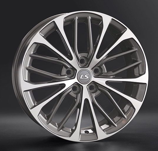 LS 1306 8x18/5x114.3 D60.1 ET50 Насыщенный темно-серый полностью полированный