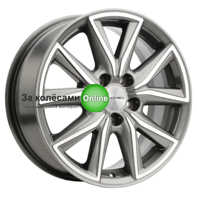 Khomen Wheels KHW1706 (Jac/Москвич 3) 7x17/5x108 ET40 D54,1 Gray-FP