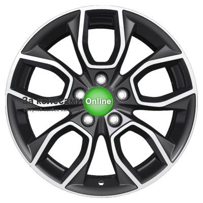 Khomen Wheels KHW1713 (Ford C-Max) 7x17/5x108 ET50 D63,35 Black-FP