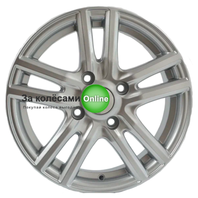 Tech Line 529 6x15/5x100 ET38 D57,1 Silver