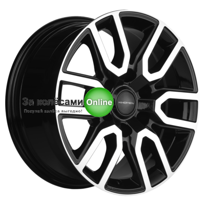 Khomen Wheels KHW1723 (L200) 8x17/6x139,7 ET38 D67,1 Black-FP