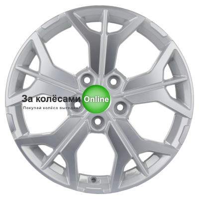 Khomen Wheels KHW1715 (Changan/Geely/Lexus/Toyota) 7x17/5x114,3 ET45 D60,1 F-Silver-FP
