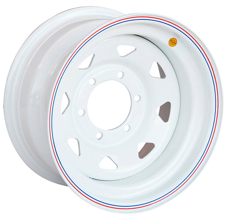 Off-Road Wheels №4 10x15/6x139.7 D110 ET-44 Белый