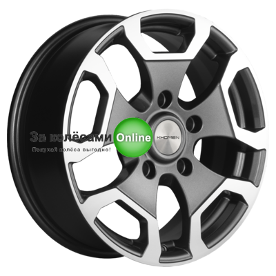 Khomen Wheels KHW1725 (Niva Travel/Legend) 6,5x17/5x139,7 ET40 D98,5 Gray-FP