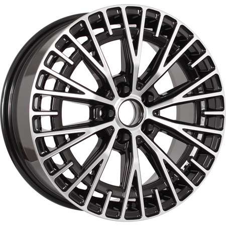 KDW KD1730 7x17/5x112 D57.1 ET45 Глянцевый черный с полированной лицевой частью