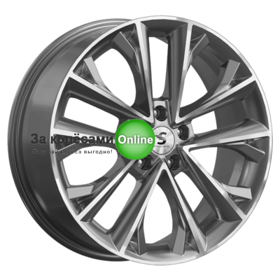 Premium Series КР012 (Tiguan) 7x18/5x112 ET43 D57,1 Diamond Gloss Graphite