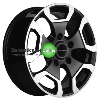 Khomen Wheels KHW1725 (Niva Travel/Legend) 6,5x17/5x139,7 ET40 D98,5 Black-FP