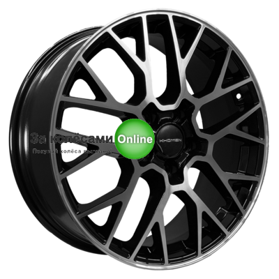 Khomen Wheels KHW1818 (Kodiaq/Tiguan/Audi Q3) 7x18/5x112 ET43 D57,1 Black-FP