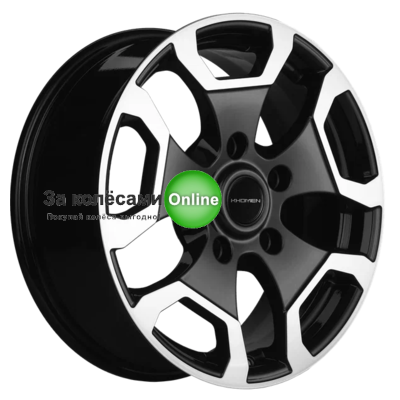Khomen Wheels KHW1725 (Niva 4x4) 6,5x17/5x139,7 ET35 D98,5 Black-FP
