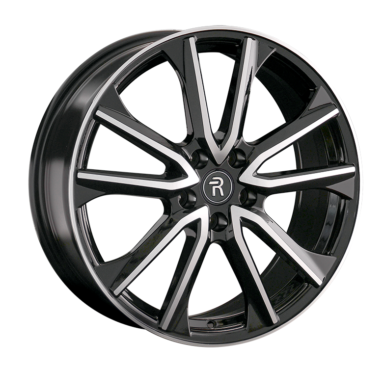 Replay LX169 7.5x18/5x114.3 D60.1 ET35 Чёрный полностью полированный