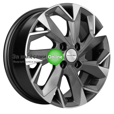 Khomen Wheels KHW1508 (Rio/Solaris) 6x15/4x100 ET46 D54,1 Gray-FP