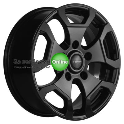 Khomen Wheels KHW1725 (Niva Travel/Legend) 6,5x17/5x139,7 ET40 D98,5 Black