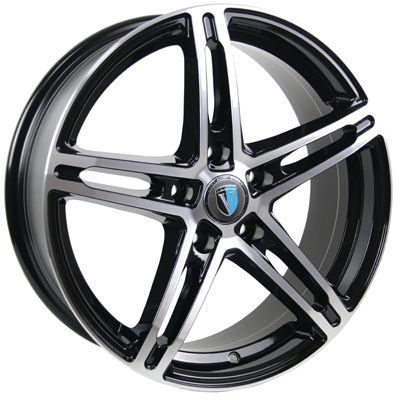 Venti 1518 6x15/4x100 D60.1 ET40 Глянцевый черный с полированной лицевой частью