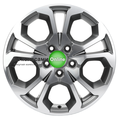 Khomen Wheels KHW1711 (Arkana/Kaptur) 6,5x17/5x114,3 ET50 D66,1 Gray-FP