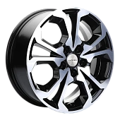Khomen Wheels KHW1711 6.5x17/5x114.3 D64.1 ET40 Black-FP