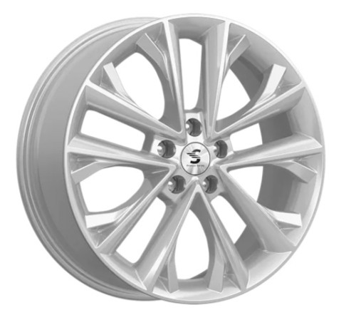 Колесный диск Premium Series KP012(18_Coolray) 7x18/5x114.3 D54.1 ET53 Elite Silver купить в Самаре фото №1
