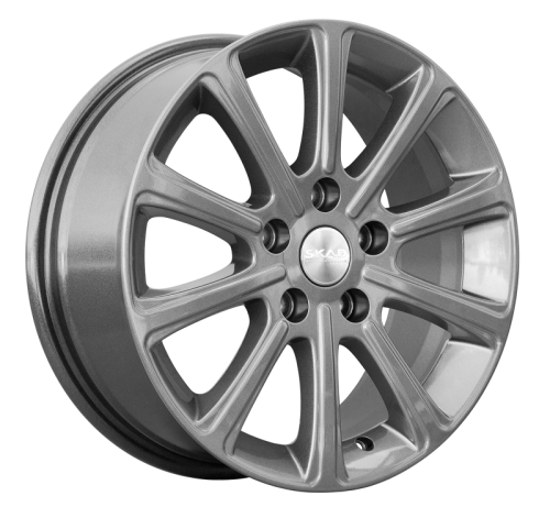 Колесный диск Скад Милан 6.5x16/5x114.3 D67.1 ET38 Темно-серый цвет с перламутровыми оттенками купить в Самаре фото №1