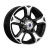 Колесный диск K&K Атлант 7x16/5x139.7 D98 ET35 Черный глянцевый с полированными элементами лицевой поверхности купить в Самаре фото №1