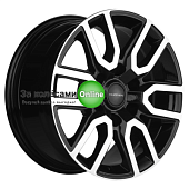 Khomen Wheels KHW1723 (L200) 8x17/6x139,7 ET38 D67,1 Black-FP