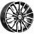 iFree Миконос 6x16/4x100 D60.1 ET45 Чёрный глянцевый с полированной лицевой частью