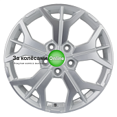 Khomen Wheels KHW1715 (Kodiaq/Tiguan) 7x17/5x112 ET40 D57,1 F-Silver-FP