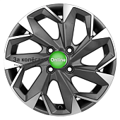 Khomen Wheels KHW1508 (Cobalt) 6x15/4x100 ET39 D56,6 Gray-FP