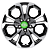 Khomen Wheels KHW1711 (Arkana/Kaptur) 6,5x17/5x114,3 ET50 D66,1 Black-FP