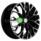 Khomen Wheels KHW1718 (Kuga/Focus/Volvo XC40/XC70) 7x17/5x108 ET50 D63,3 Black-FP