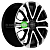 Khomen Wheels KHW1805 (LC Prado) 7,5x18/6x139,7 ET25 D106,1 Black-FP