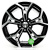 Carwel Карачи 203 7x17/5x114.3 D67.1 ET45 Чёрный глянцевый с полированной лицевой частью фото №2
