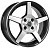 Megami AF07 6x15/4x100 D60.1 ET50 Чёрный полностью полированный