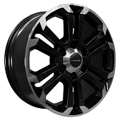 Khomen Wheels KHW1817 (Fortuner/Hilux) 7,5x18/6x139,7 ET30 D106,1 Black-FP