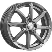 Скад Осака 6x15/4x98 D58.6 ET38 Темно-серый цвет с перламутровыми оттенками