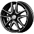 Скад Сидней 6x16/4x100 D60.1 ET50 Чёрный глянцевый с полированной лицевой частью
