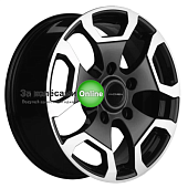 Khomen Wheels KHW1725 (Niva 4x4) 6,5x17/5x139,7 ET35 D98,5 Black-FP