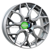 Venti 1619 (Solaris) 6x16/4x100 ET46 D54,1 Silver