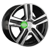 LS 794 7x16/5x139,7 ET35 D108,1 BKF (конус, Колпак+лого)