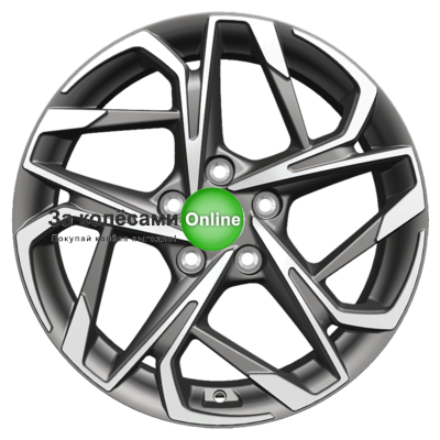 Khomen Wheels KHW1716 (Changan CS35 Plus) 7x17/5x110 ET46 D63,3 Gray-FP
