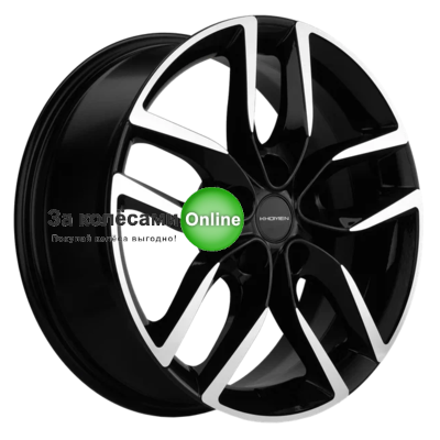 Khomen Wheels KHW1708 (Chery tiggo 7pro) 6,5x17/5x108 ET33 D60,1 Black-FP
