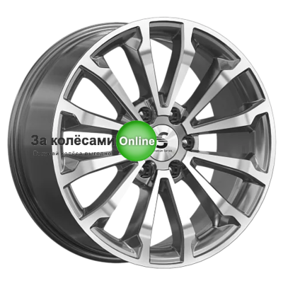 Premium Series КР006 (Haval H9) 8,5x20/6x139,7 ET33 D75,1 Diamond Gloss Graphite (78878)