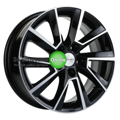 Khomen Wheels KHW1507 (15) 6x15/5x100 ET37 D54,1 Black-FP