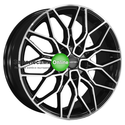Khomen Wheels KHW1813 (Dongfeng AX7) 7x18/5x108 ET43 D65,1 Black-FP