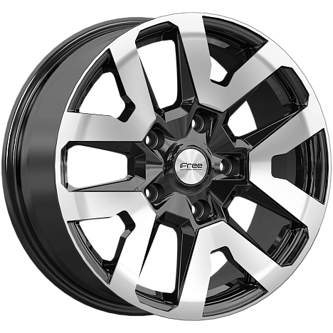 iFree Трикстер(Niva) 7x17/5x139.7 D98 ET40 Алмаз Черн
