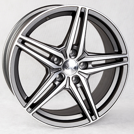 Race Ready CSSD2787 6x14/4x100 D60.1 ET35 Темно-серый матовой поверхностью с серебристыми вставками