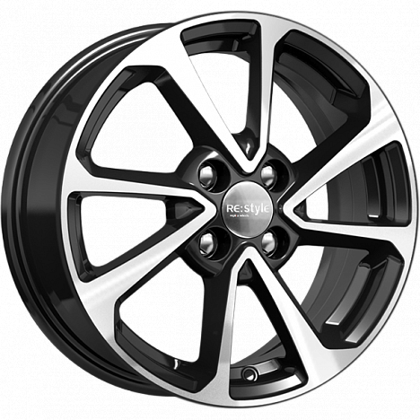 iFree КС861(ZV 15_Solaris I) 6x15/4x100 D54.1 ET48 Алмаз Черн