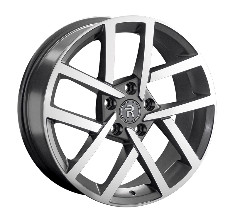 Replay VV368 7x17/5x112 D57.1 ET40 Темно-серый матовый .частично полированный