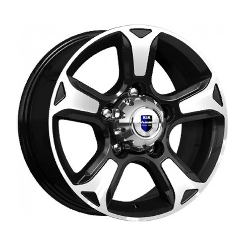 K&K Атлант 7x16/5x139.7 D108.5 ET35 Черный глянцевый с полированными элементами лицевой поверхности