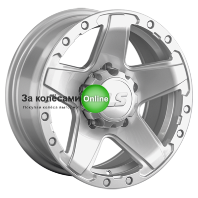 LS 1284 8x16/5x150 ET2 D110,1 Sil (конус, Колпак+лого)