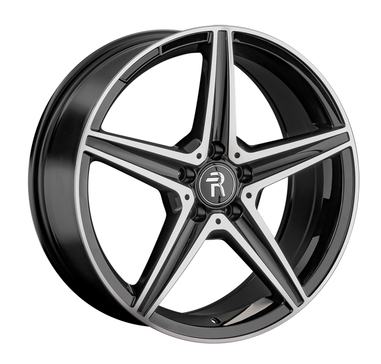 Replay MR253 7.5x17/5x112 D66.6 ET36 Чёрный полностью полированный