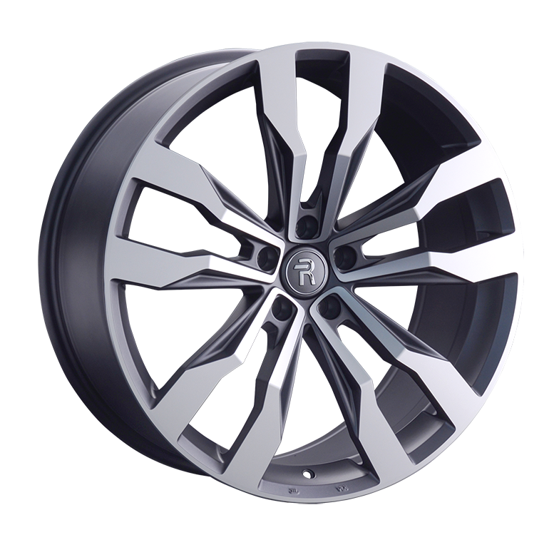 Replay B128 9.5x21/5x112 D66.6 ET36 Темно-серый матовый .частично полированный